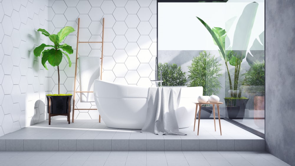 Modernes Badezimmer Wien